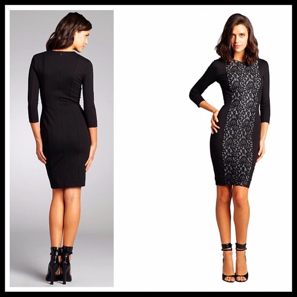 FRENCH CONNECTION BLACK COCKTAIL MINI DRESS A2C - Picture 6 of 8